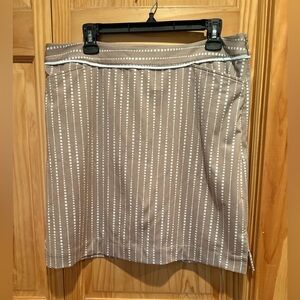 Calloway Tan Striped Women's golf skort